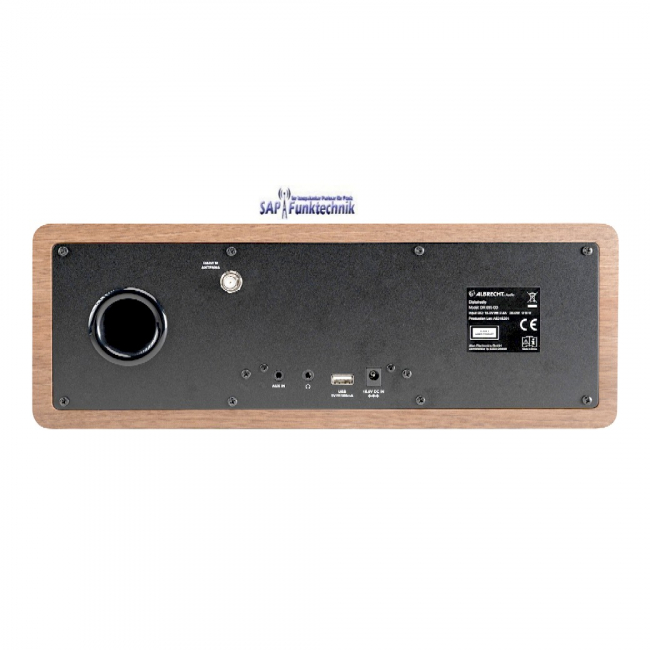 Albrecht DR 895 CD, DAB+/UKW/Internet/CD, Walnuss