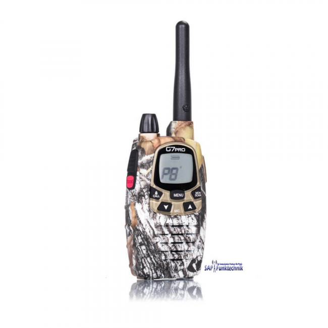 Midland G7 Pro Tarnfarben Funkgerät, Single, PMR+LPD