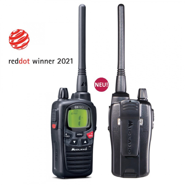 Midland G9 Pro Funkgerät, Single, PMR+LPD