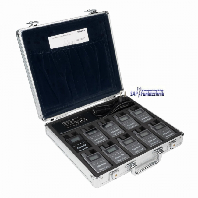 10er Set Albrecht ATR 400 im Tragekoffer
