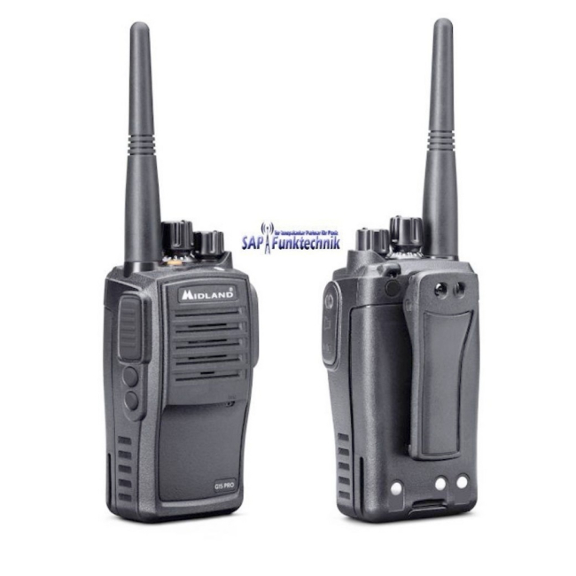 Midland G15 Pro PMR 6er Security-Kofferset inkl. MA 25-M Lautsprechermikrofonen