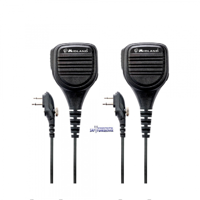 Midland G18 Pro PMR 2er Security-Kofferset Inkl. MA 25-M Lautsprechermikrofon
