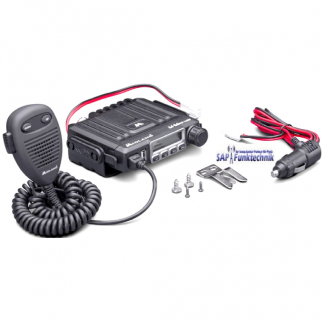 MIDLAND M-Mini USB Set, 4W AM/FM inkl. Mag Star 27 CB-Magnetantenne 63 cm