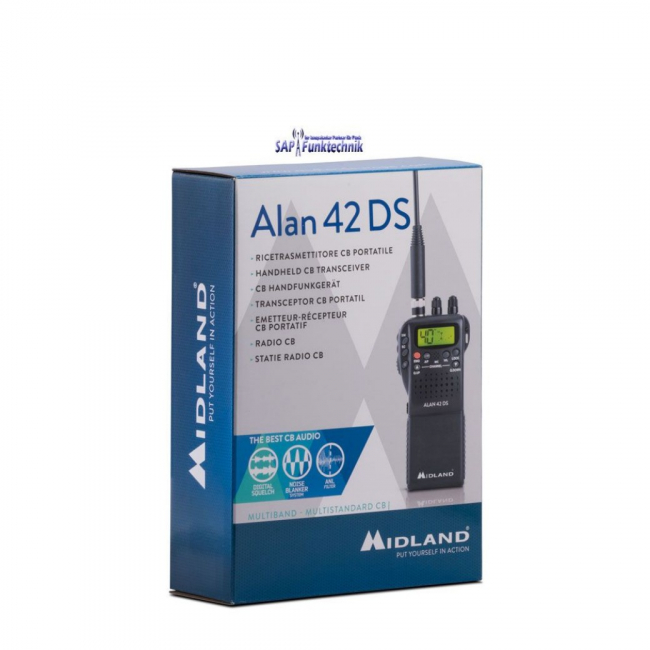 Midland Alan 42 DS, CB-Funk Handgerät