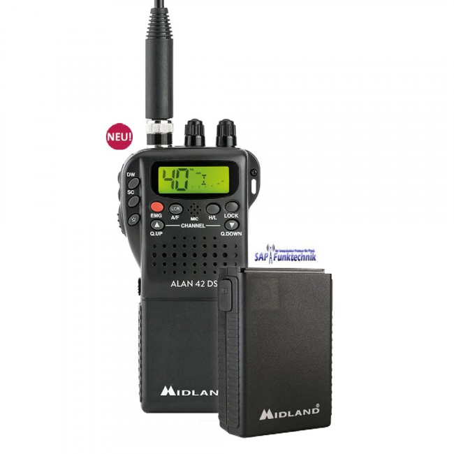 Midland Alan 42 DS Power Bundle inkl. Lithium-Ionen Akku