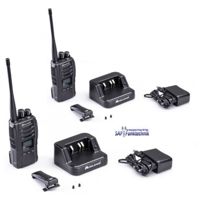 Midland 2er Koffer G13 Pro PMR446+LPD Funkgeräte