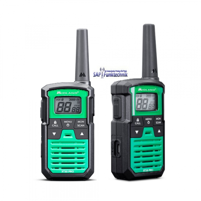 Midland XT30 Pro, Paar, Grün PMR446 Funkgerät