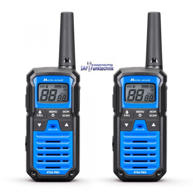 Midland XT50 Pro, Paar, Blau