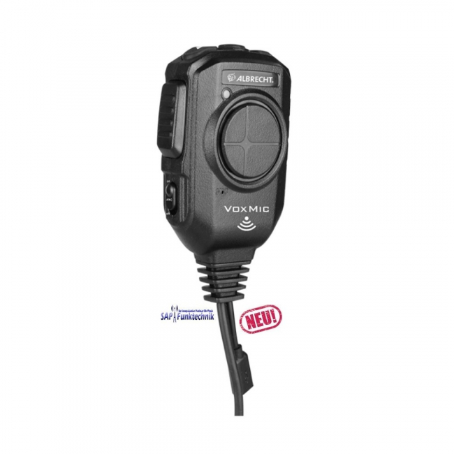 Albrecht VOX Mikrofon 6-polig mit ANC und 3000mAh Batterie