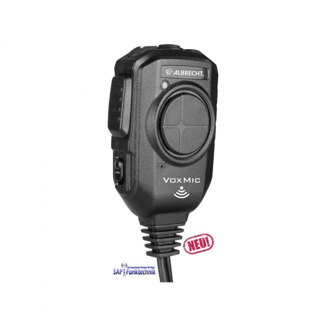 Albrecht VOX Mikrofon-6491 mit ANC für AE6490CT/AE6491CT, 6-polig